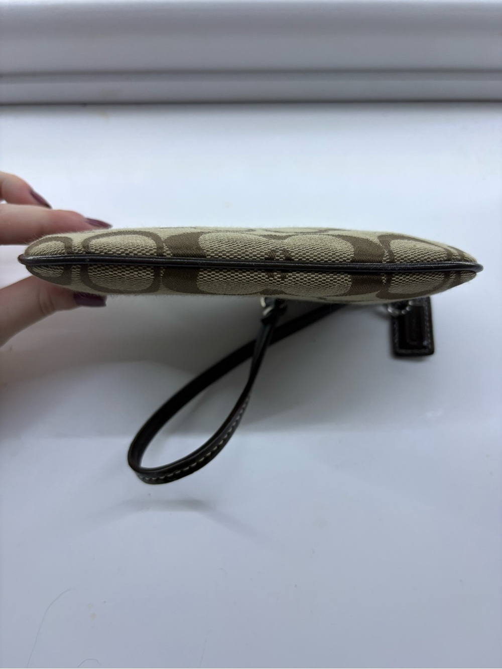 Coach Signature Wristlet - Picture 6 of 8